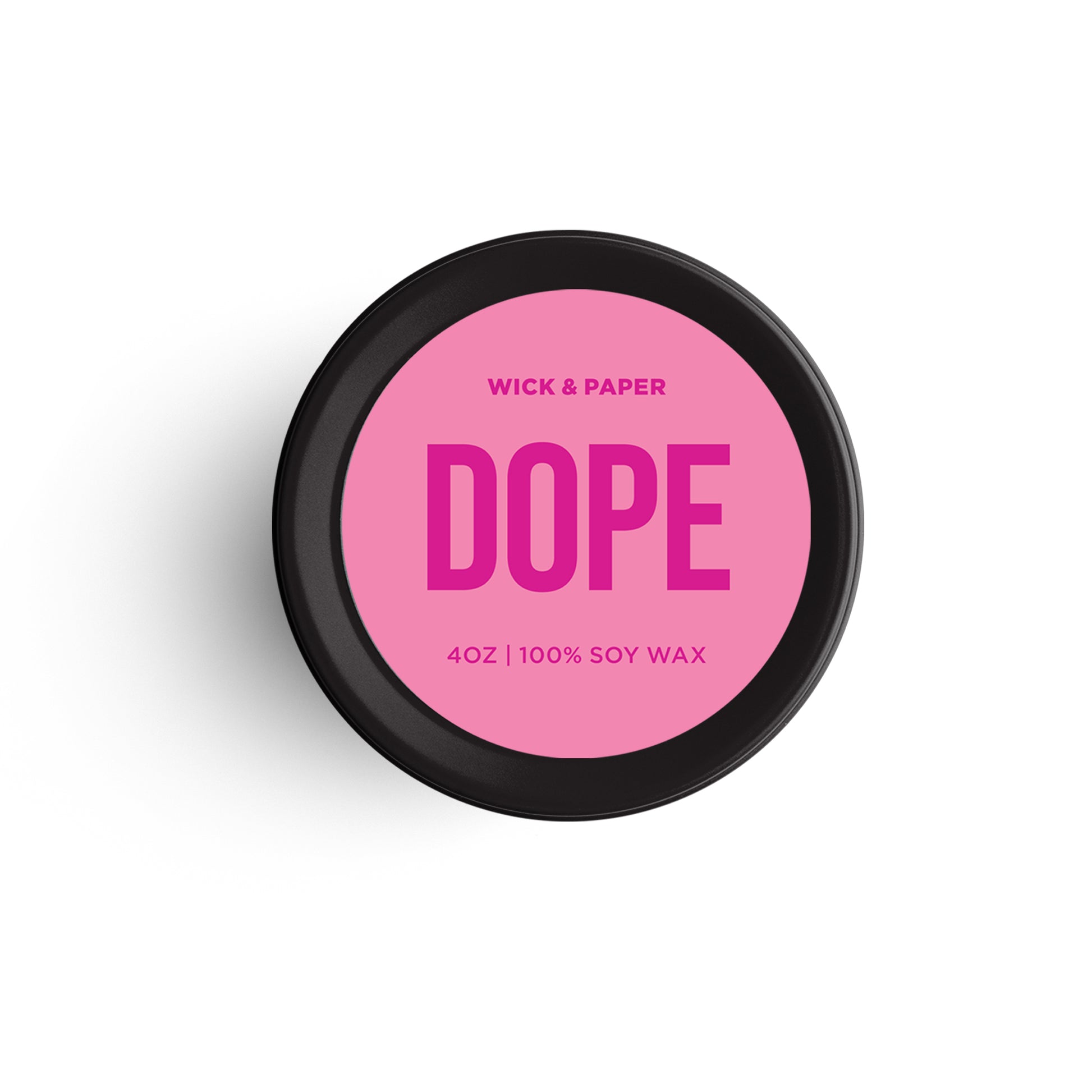Dope candle by wick and paper